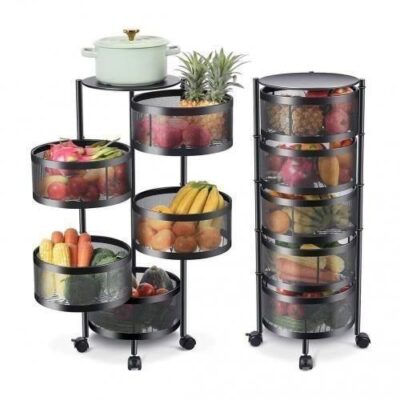 5Lyers 4corner fruit basket kitchen rack